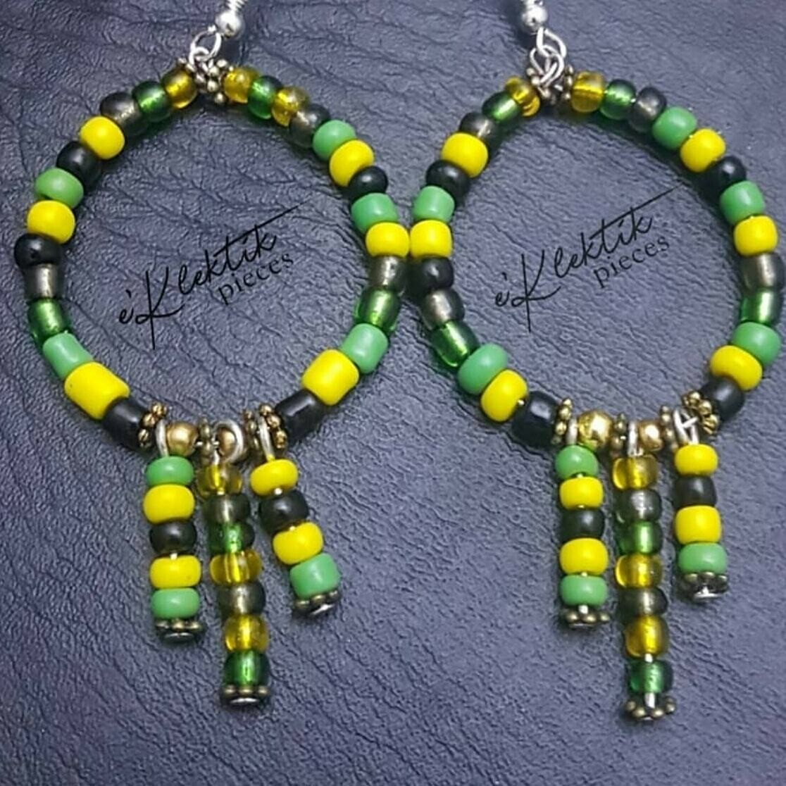 Flairy Jamaican Hoops