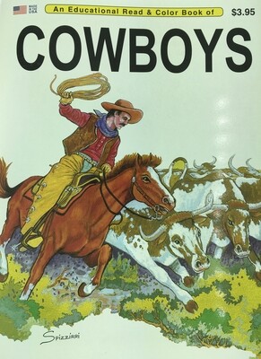 Cowboys Coloring Book