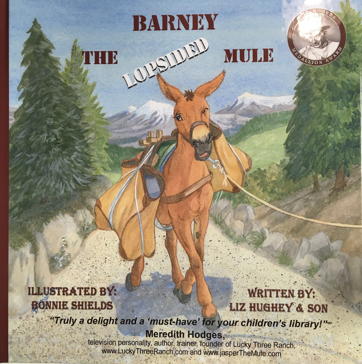Barney the lopsided mule