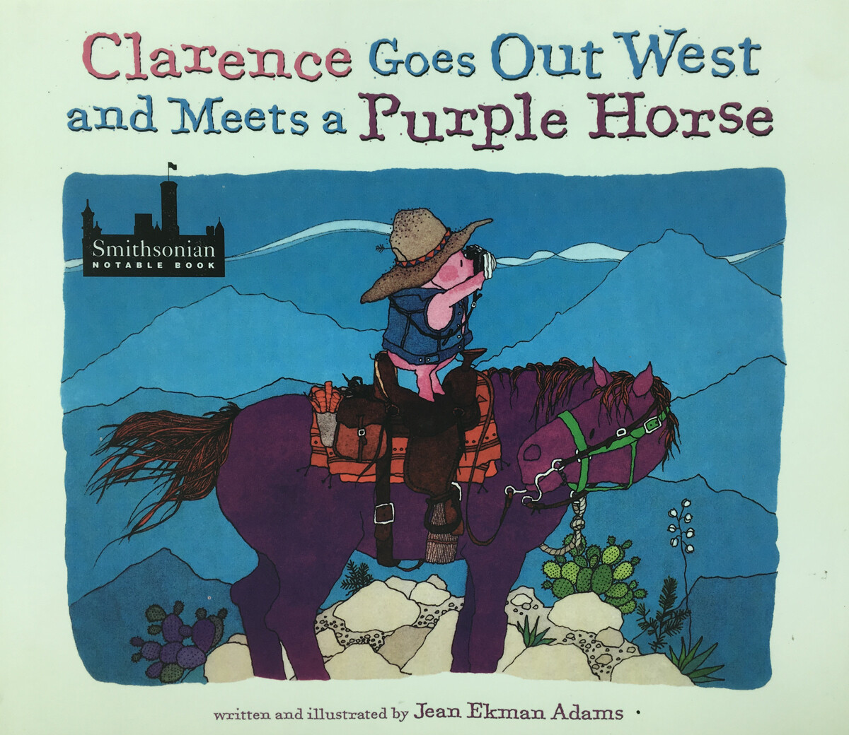 Clarence Goes Out West &amp; Meets a Purple Horse