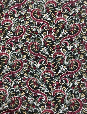 #9 Black Calico Wild Rag