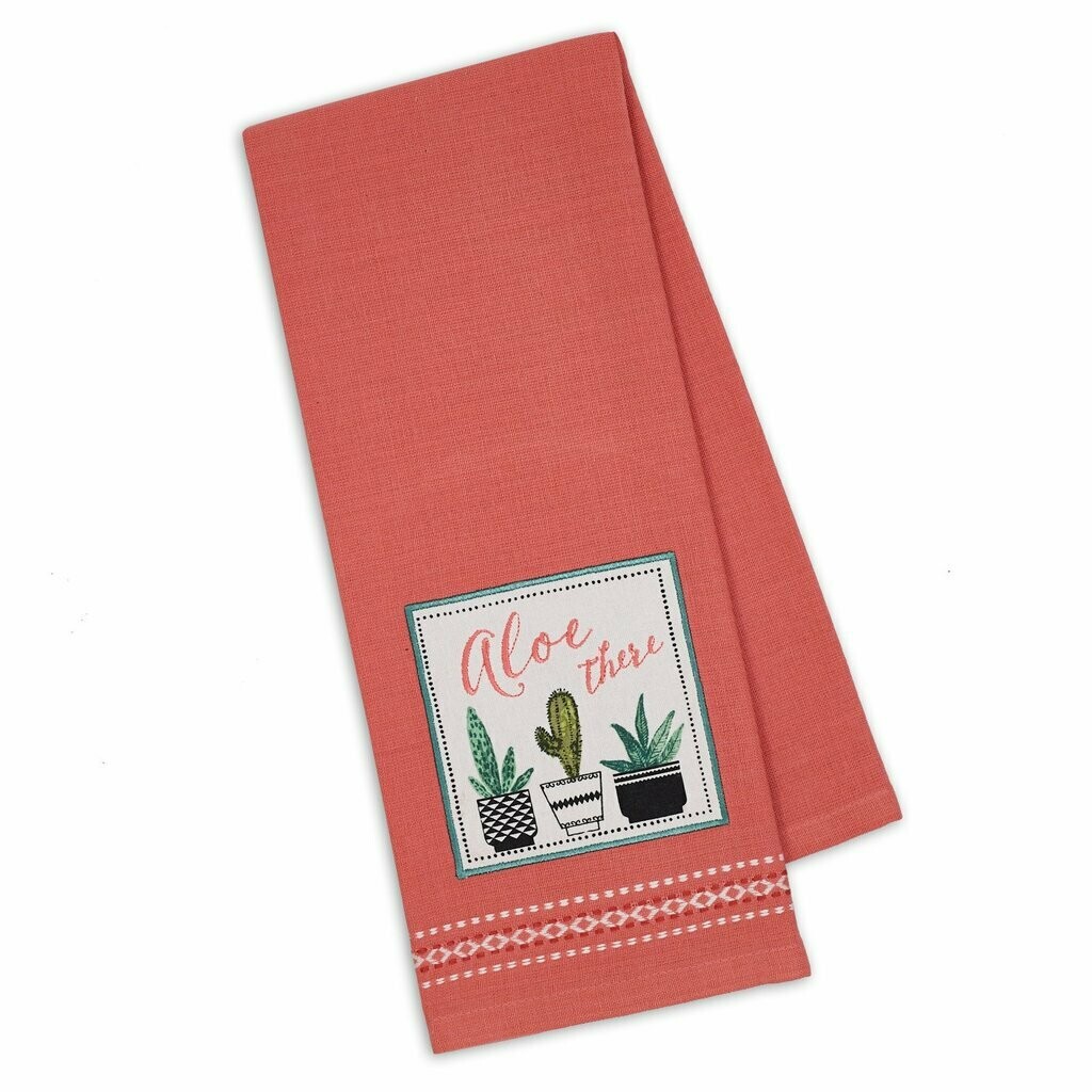 Aloe There Tea Towel