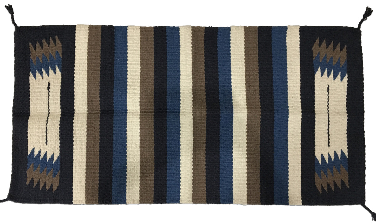 Hvy Saddle Blanket Zia Blue/Gray