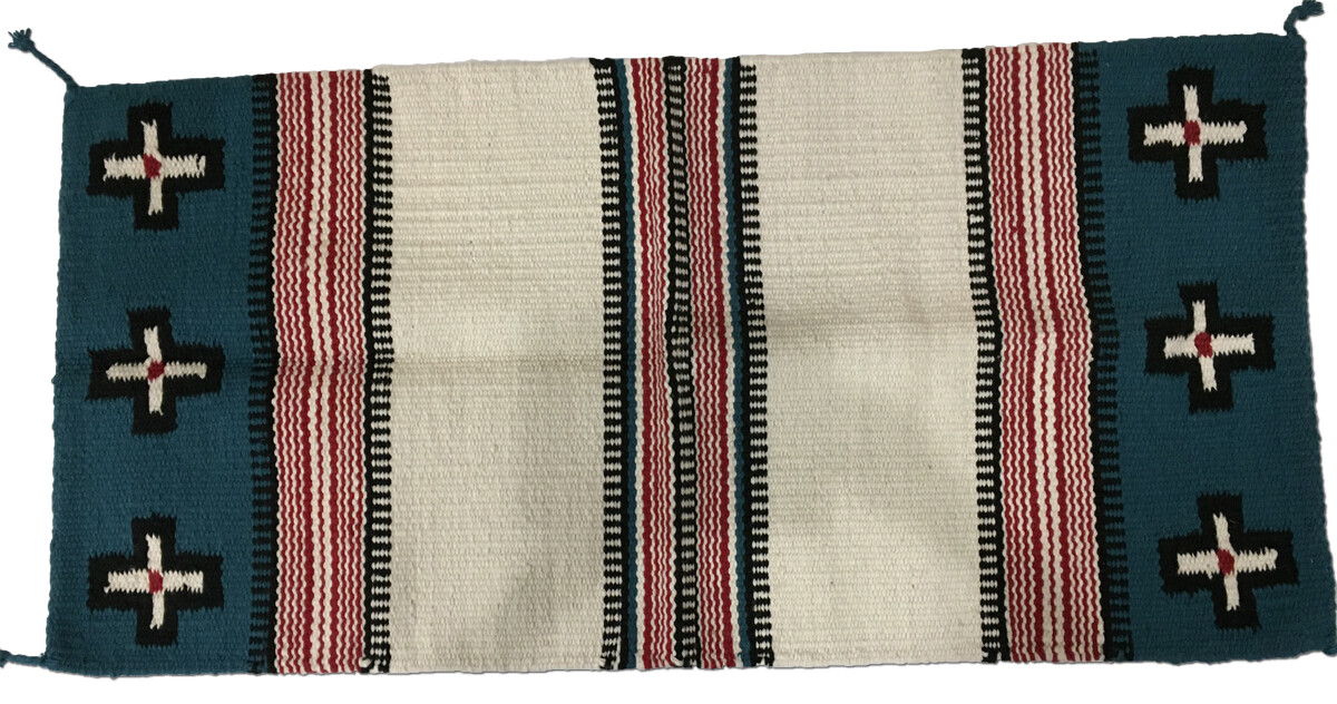 Hvy Saddle Blanket Small Cross