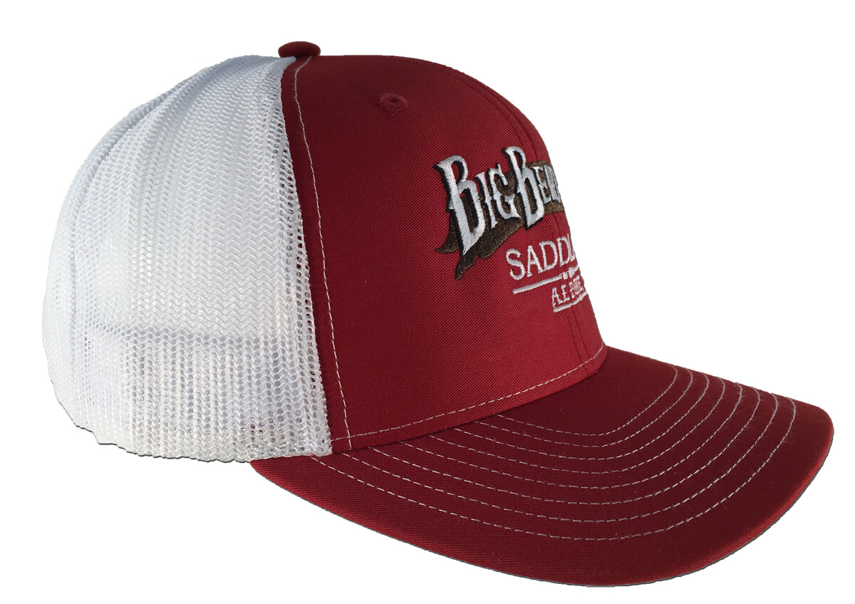 Red Richardson Mesh-back Cap