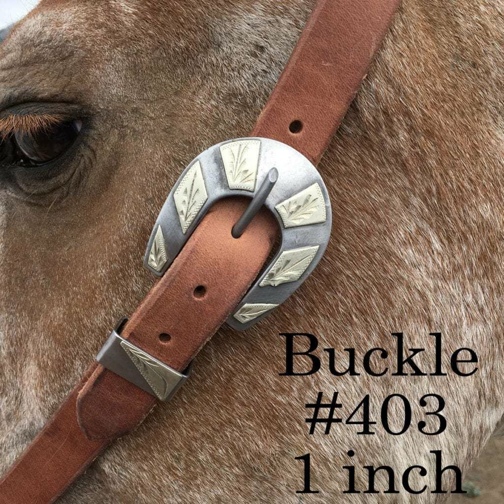 1&quot; Strap headstall w/buckle 403
