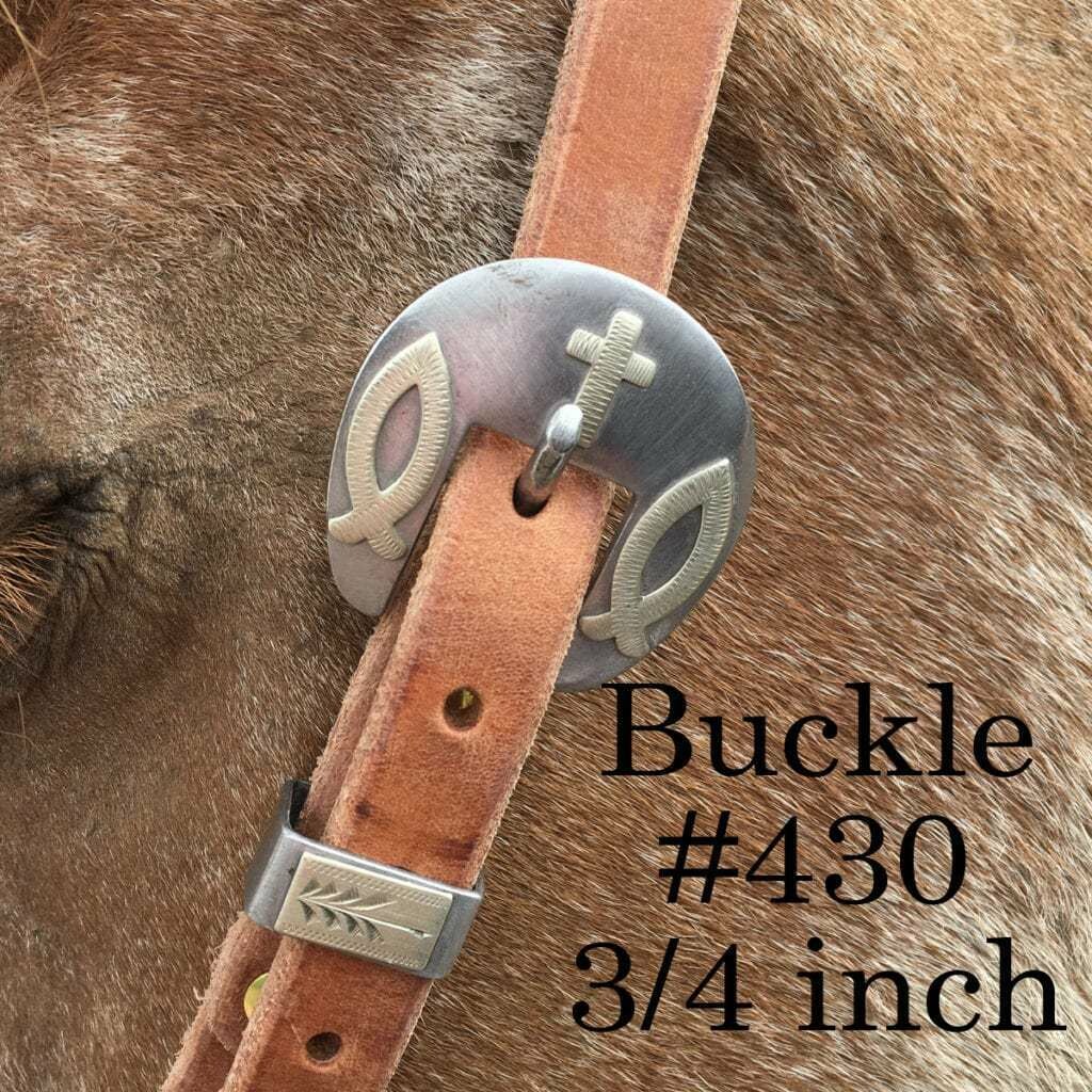 3/4" Strap headstall w/buckle 430