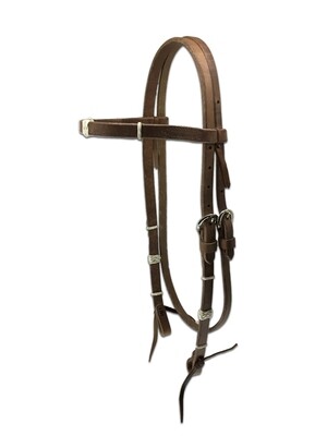 4-575 5/8 Knot Browband Headstall 4-575