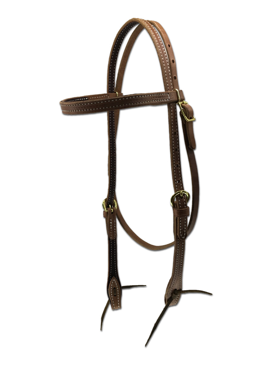 Doubled & Stitched Headstall
