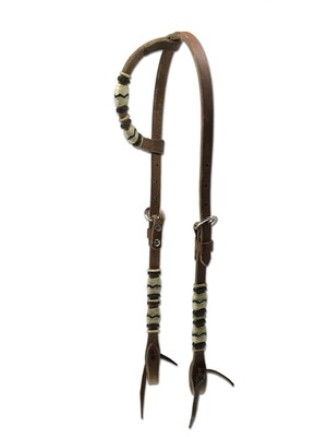 Slide Ear Harness Headstall with Knot