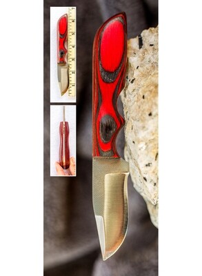 WK xx-6 RED/BLK dymond wood knife