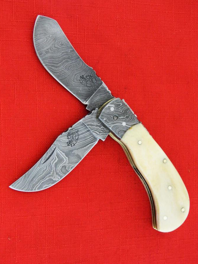 7002 3 3/4" double blade pocket knife