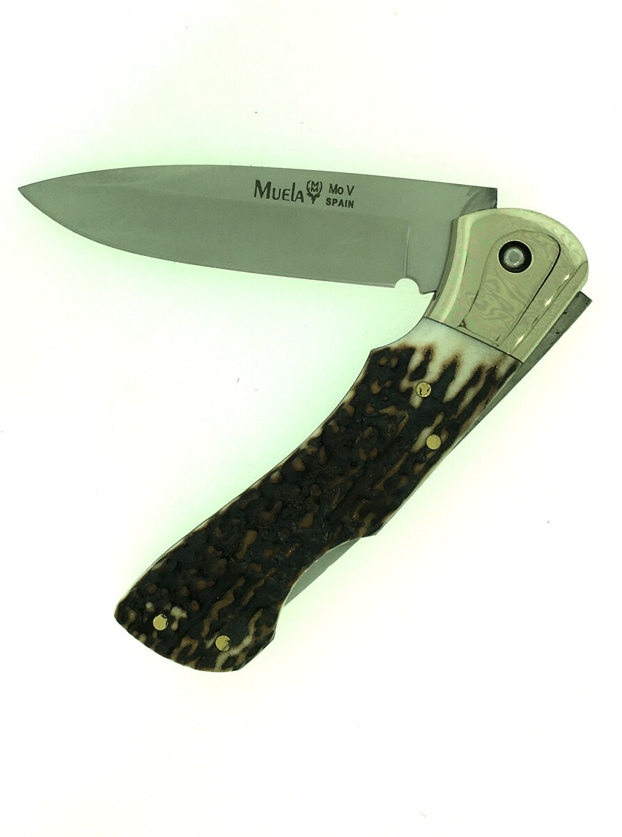 Muela Red Stag Horn Folding Knife