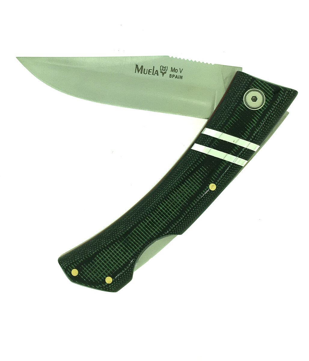Green Micarta Folding Knife 
