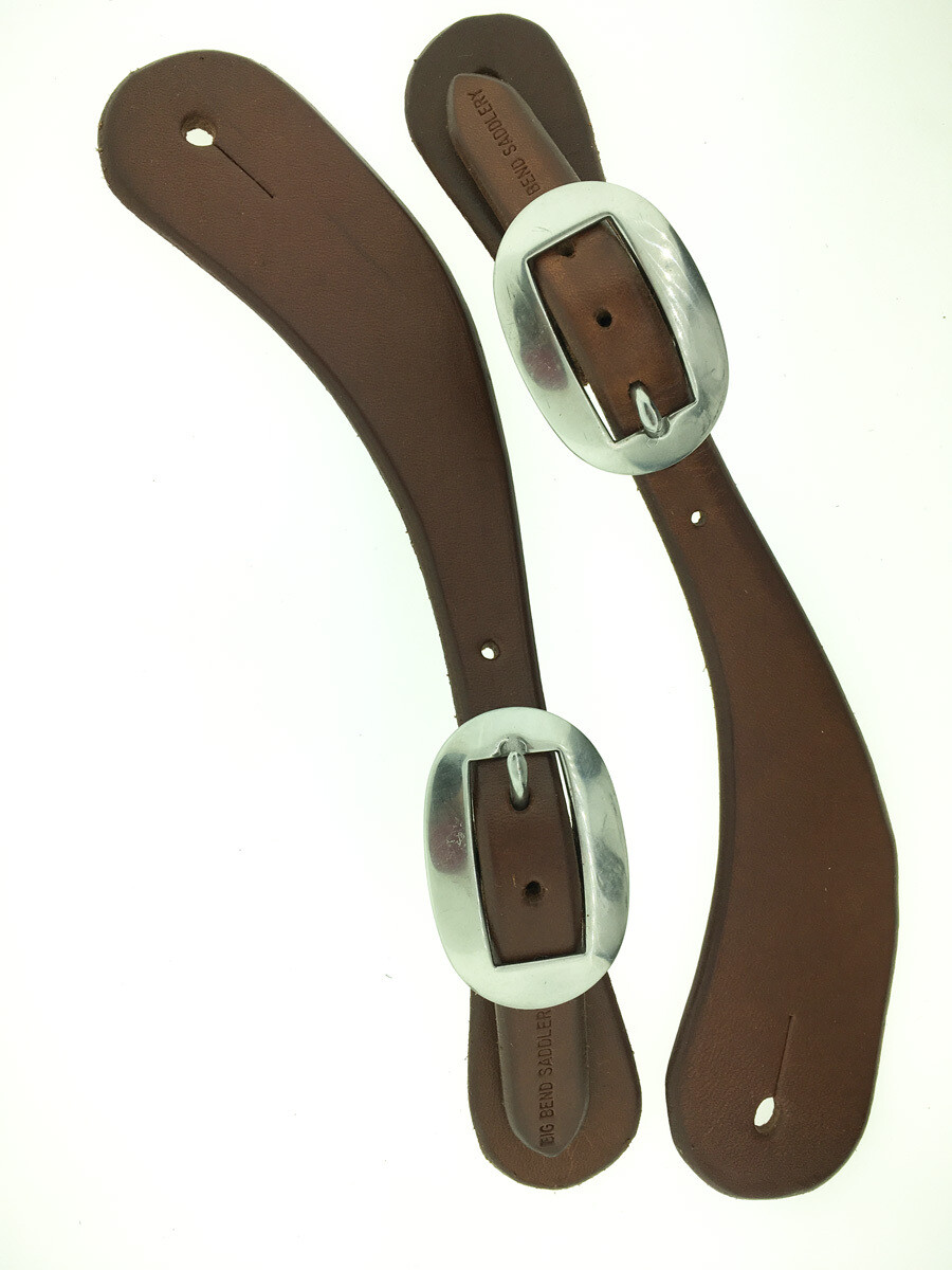 Plain Curved Spur Leather