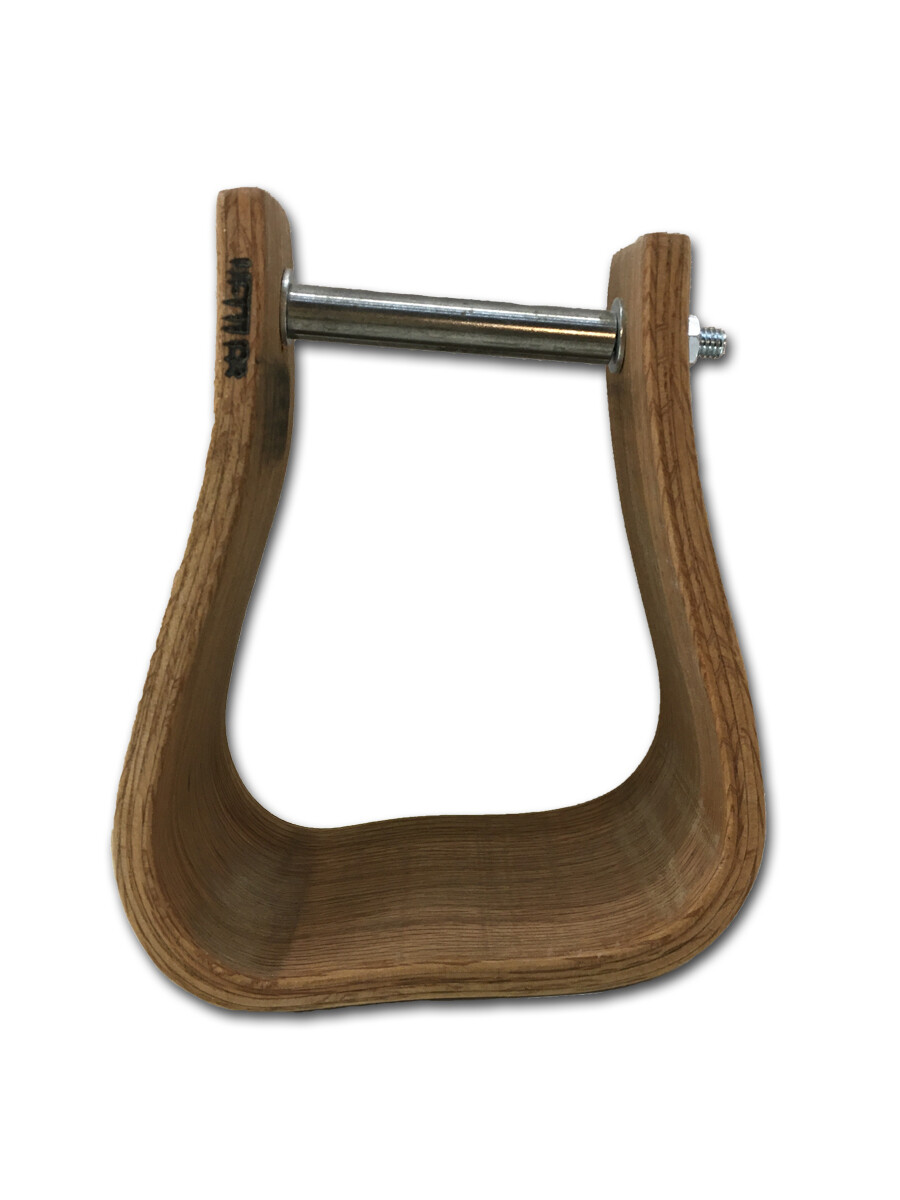 Wood Slanted Bell Strirrups