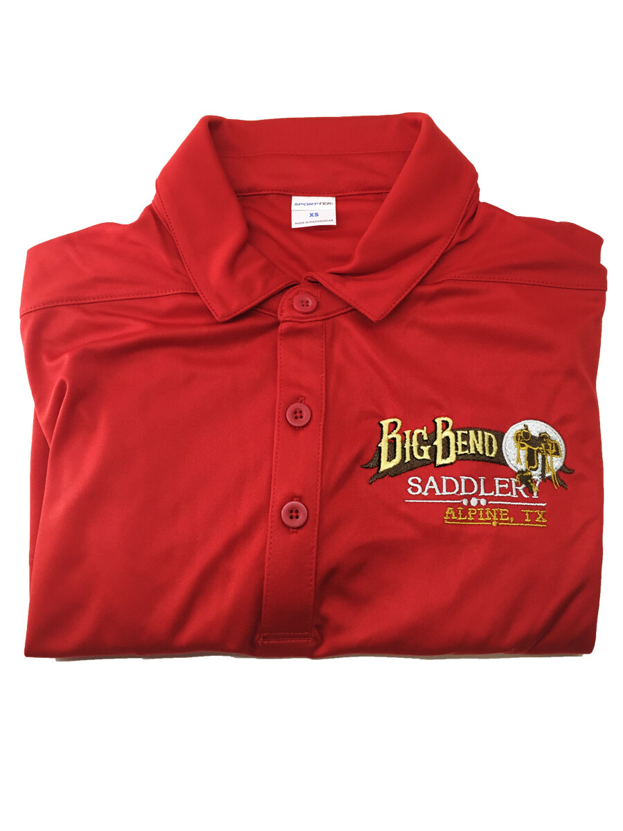 Mens Red Polo