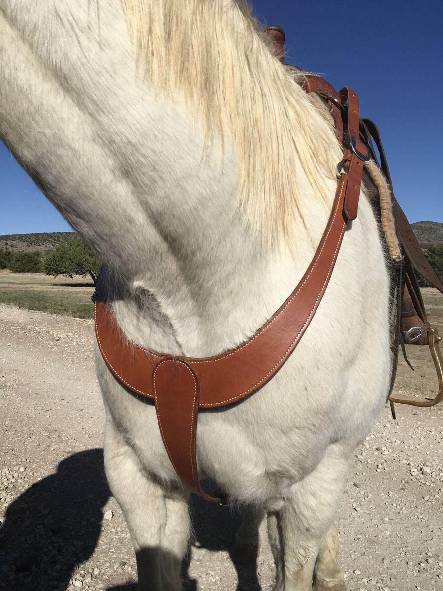 Plain Solid Martingale Breast Collar