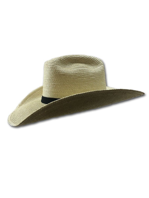 Big Bend Saddlery Alpine Texas Palm Leaf Wide Brim Vaquero Hat w/ Beaded Hatband Big Bend Saddlery | Accessories | Big Bend Saddlery Alpine  main image 3