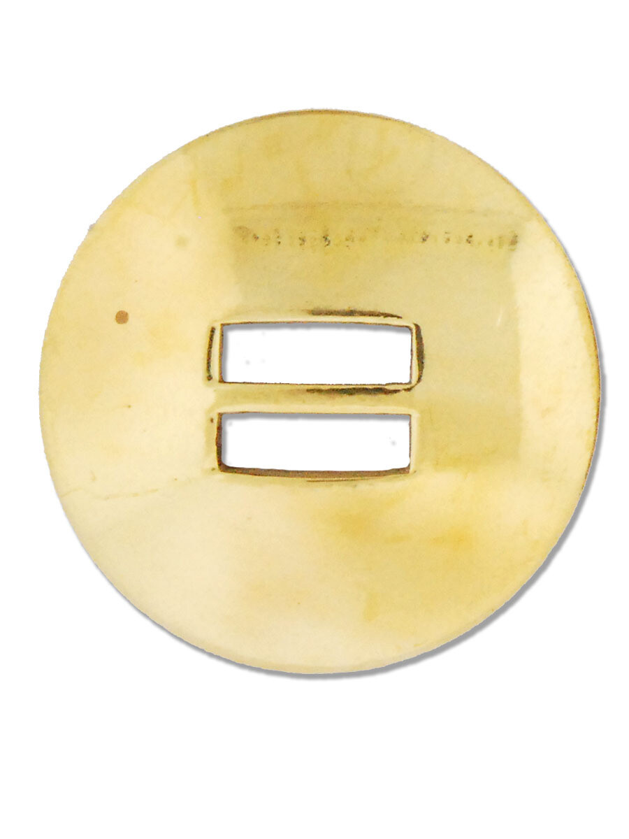 Brass Slotted  Concho