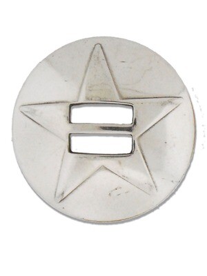 Stainless steel Slotted Star Concho