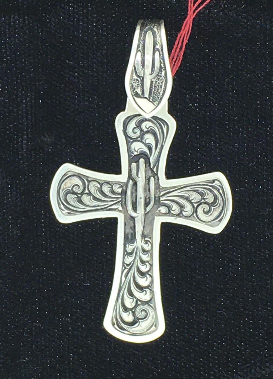 Saguaro Cross Pendant