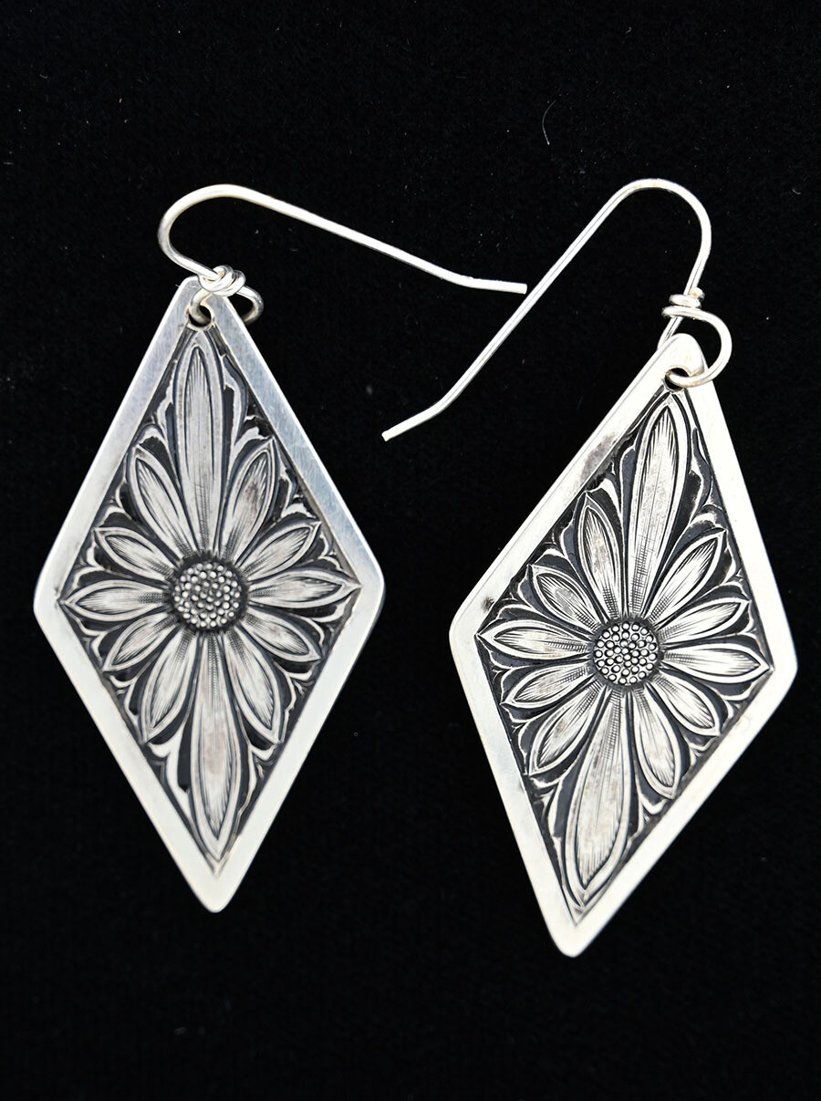 Flower Diamond Earrings