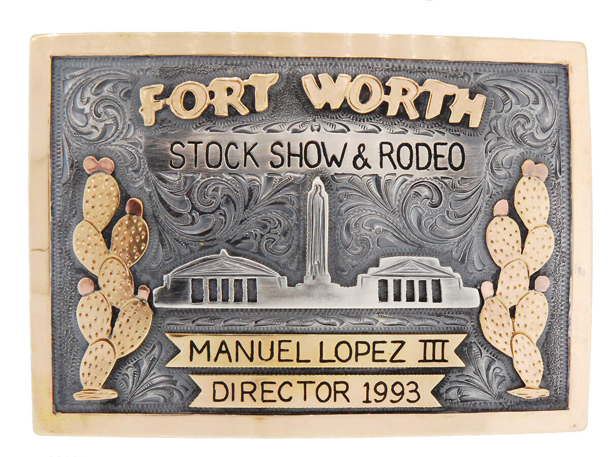 32-1007-1 Fort Worth Stock Show Director Buckle