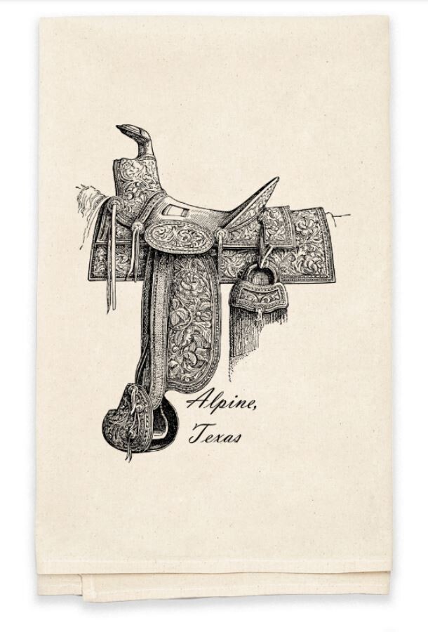 Saddle Tea Towel 