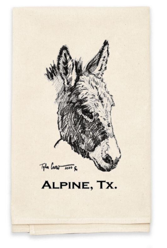 Donkey Tea Towel