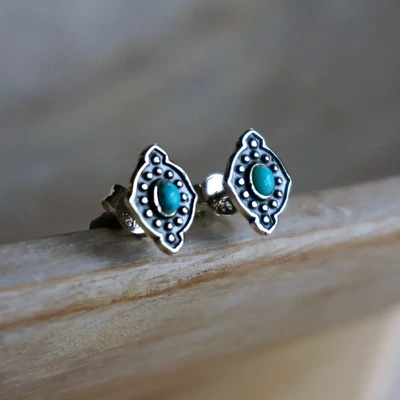 Yana Turquoise Stud Earrings