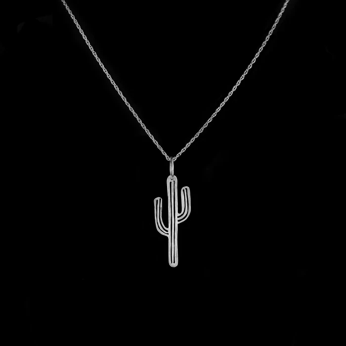 016-190 The Lucy Sterling Cactus Pendant