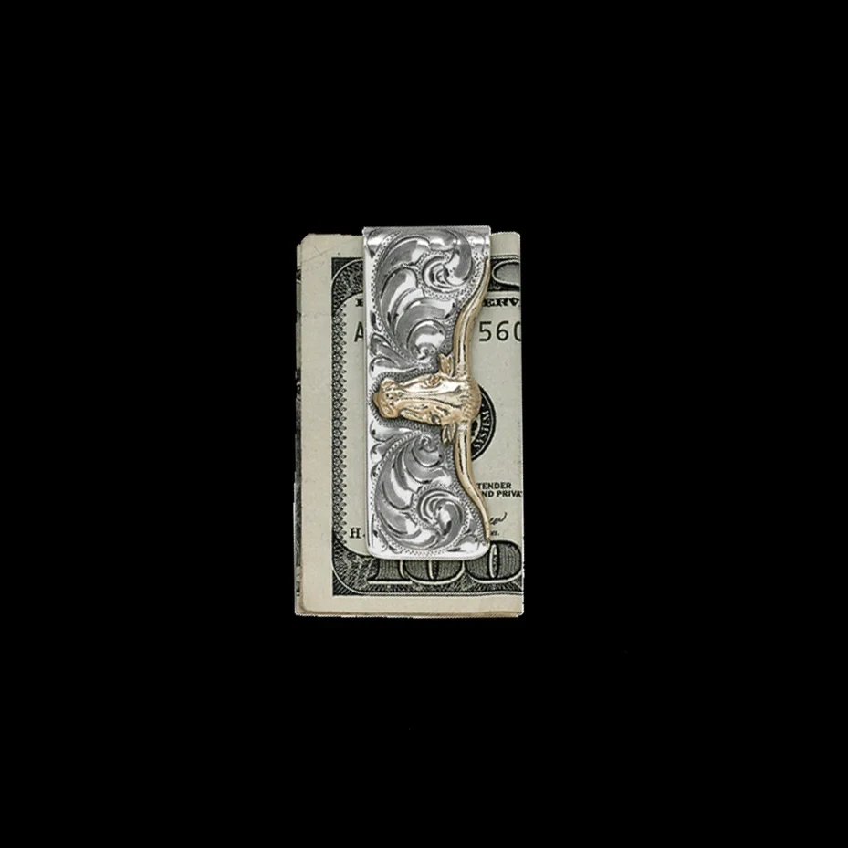 021-055 Longhorn Money Clip