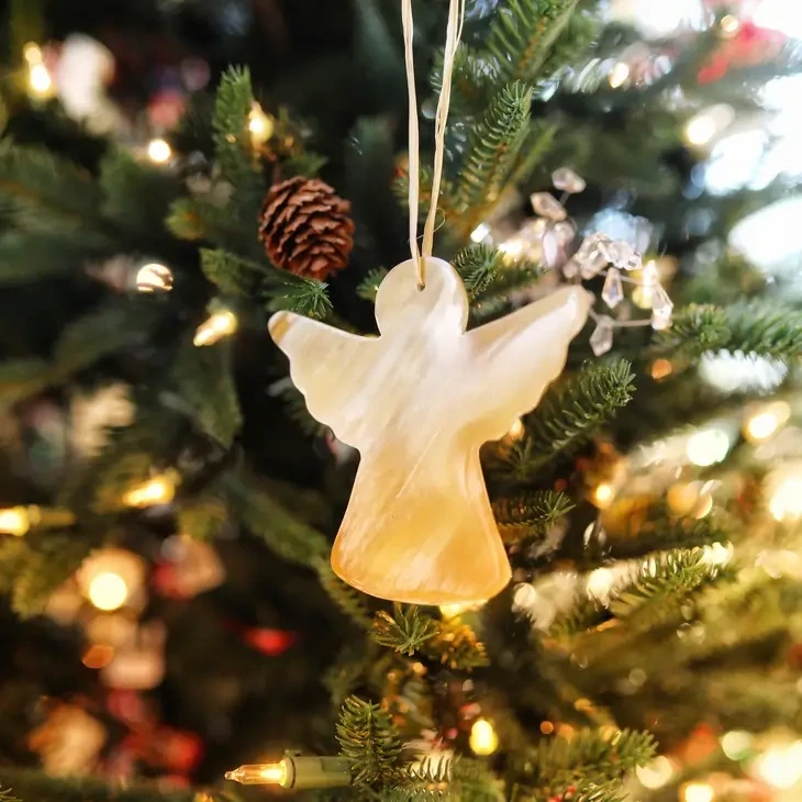 Angel Cow Horn Ornament 