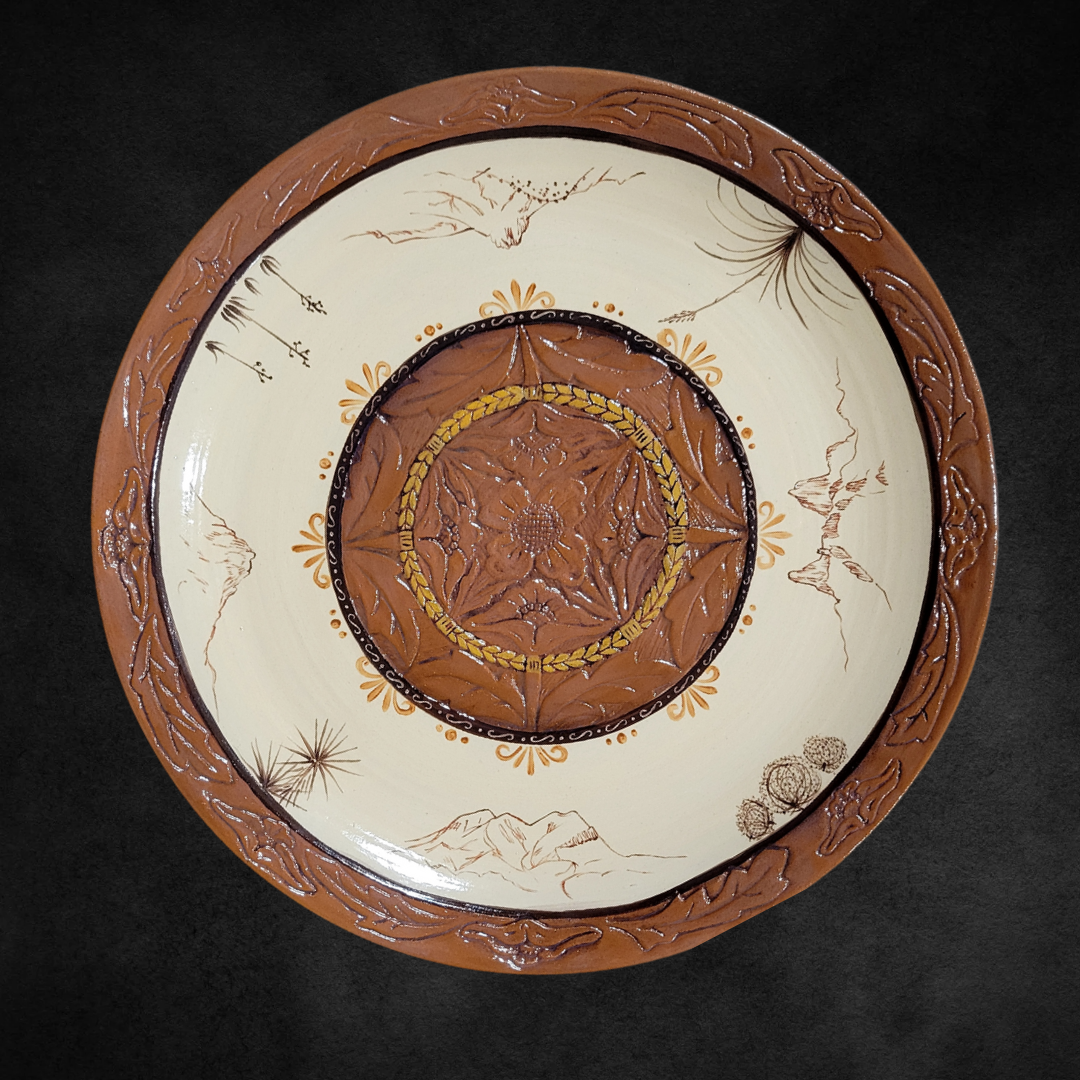 Western  Platter 17.5&quot;