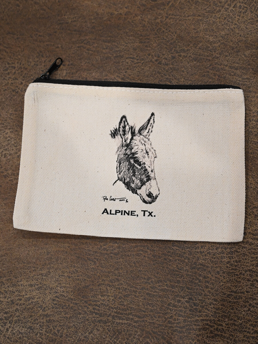 Donkey Zipper Pouch 