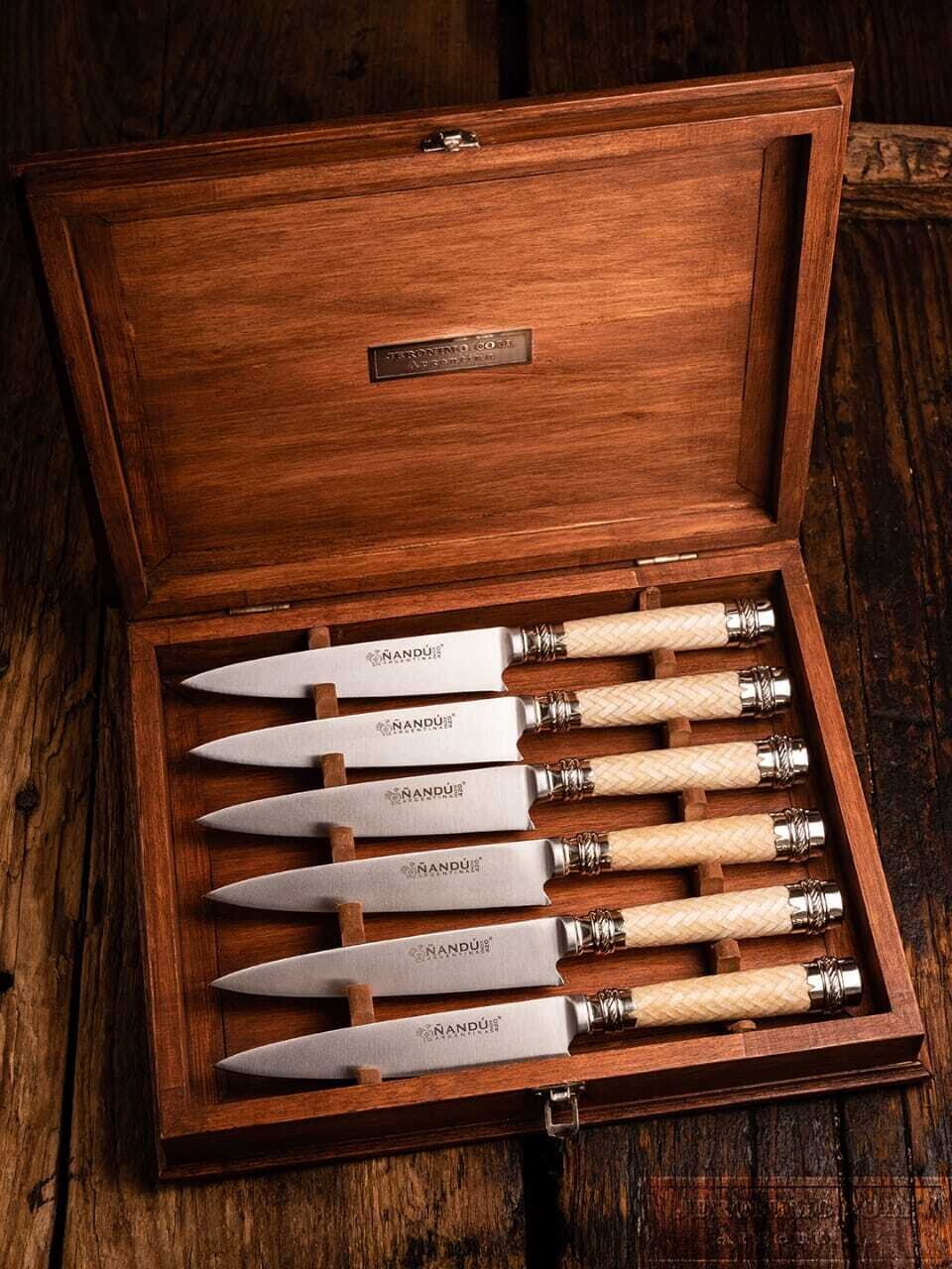 Rawhide Steak knife set with box