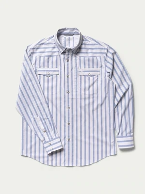 Blue Stripe RangeTek Western Shirt