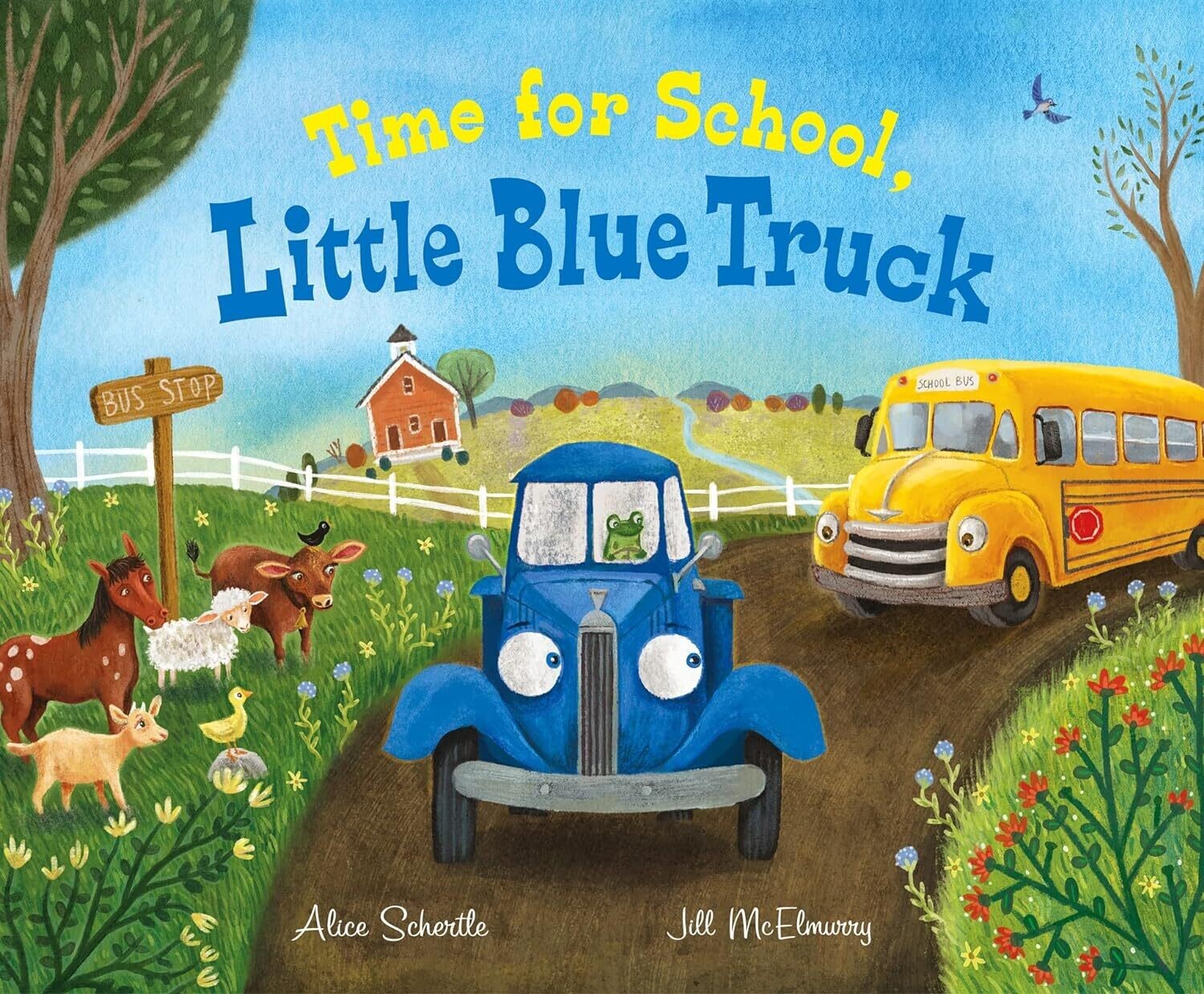 Little Blue Truck Time for School