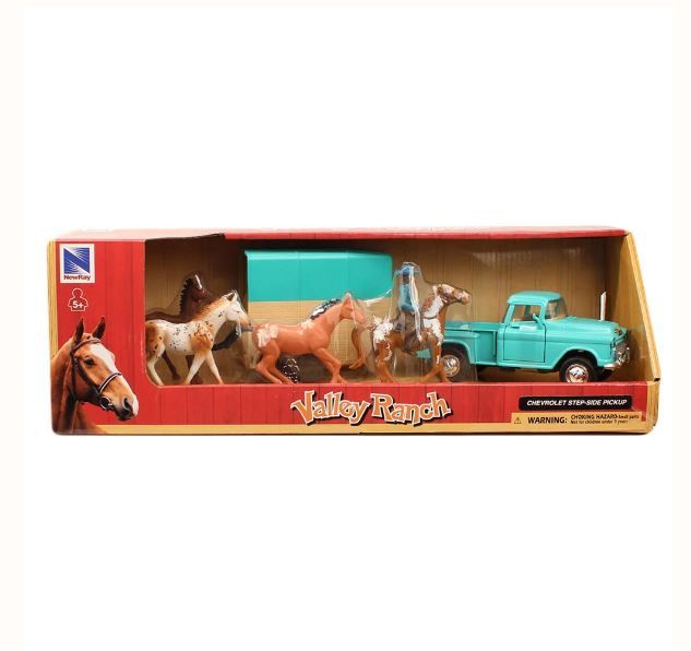 Chevy Truck &amp; Trailer with horses