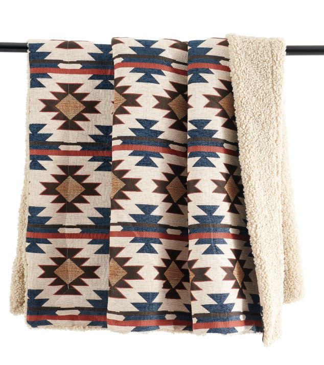 Mariella Chenille Teddy-Backed Throw Blanket