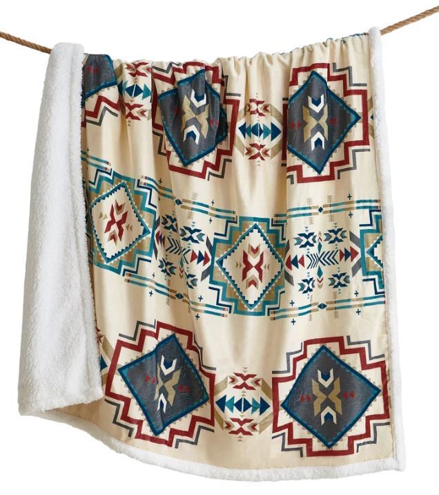 Spirit Valley Sherpa Throw Blanket