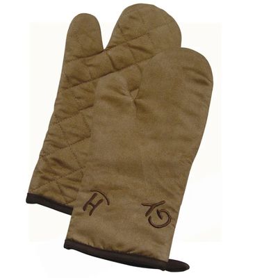Brand Embroidered Oven Mitt Single