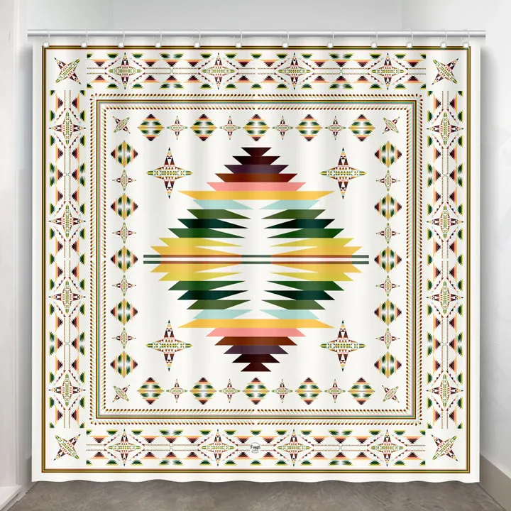 Mesa Off-White Shower Curtain