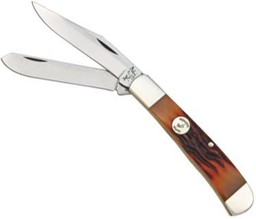 4 1/8&quot; Red Stag Bone Trapper