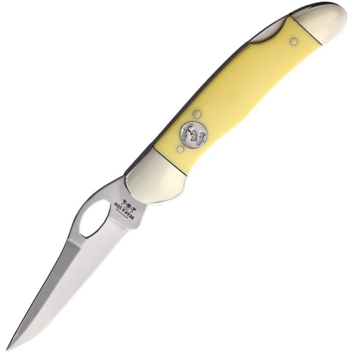4.25&quot; Cowhand Yellow Delrin Lockback