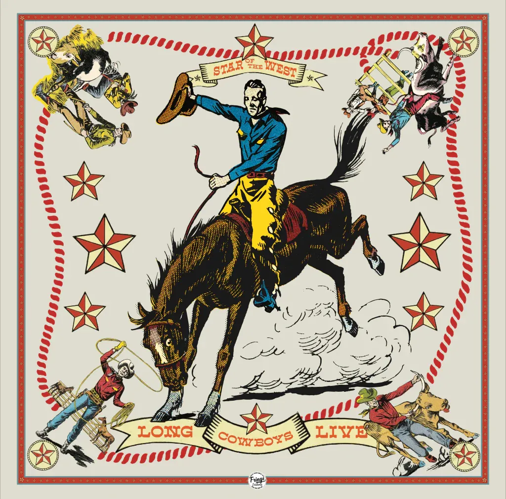 Star of the West Wild Rag 35&quot; x 35&quot;