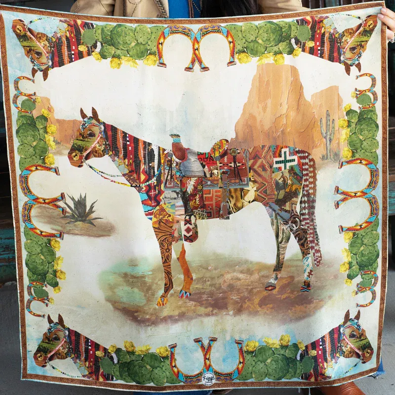 On Top of the World Wild Rag 35 x 35