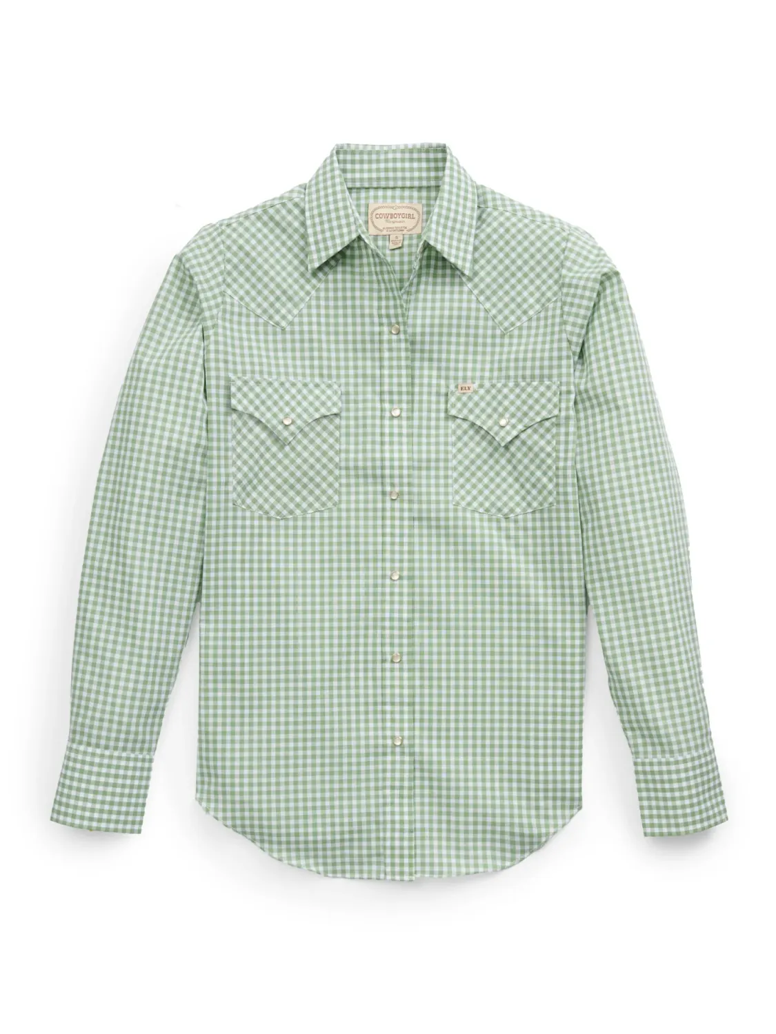 Women&#39;s Sagebrush Gingham Long Sleeve Snap Shirt