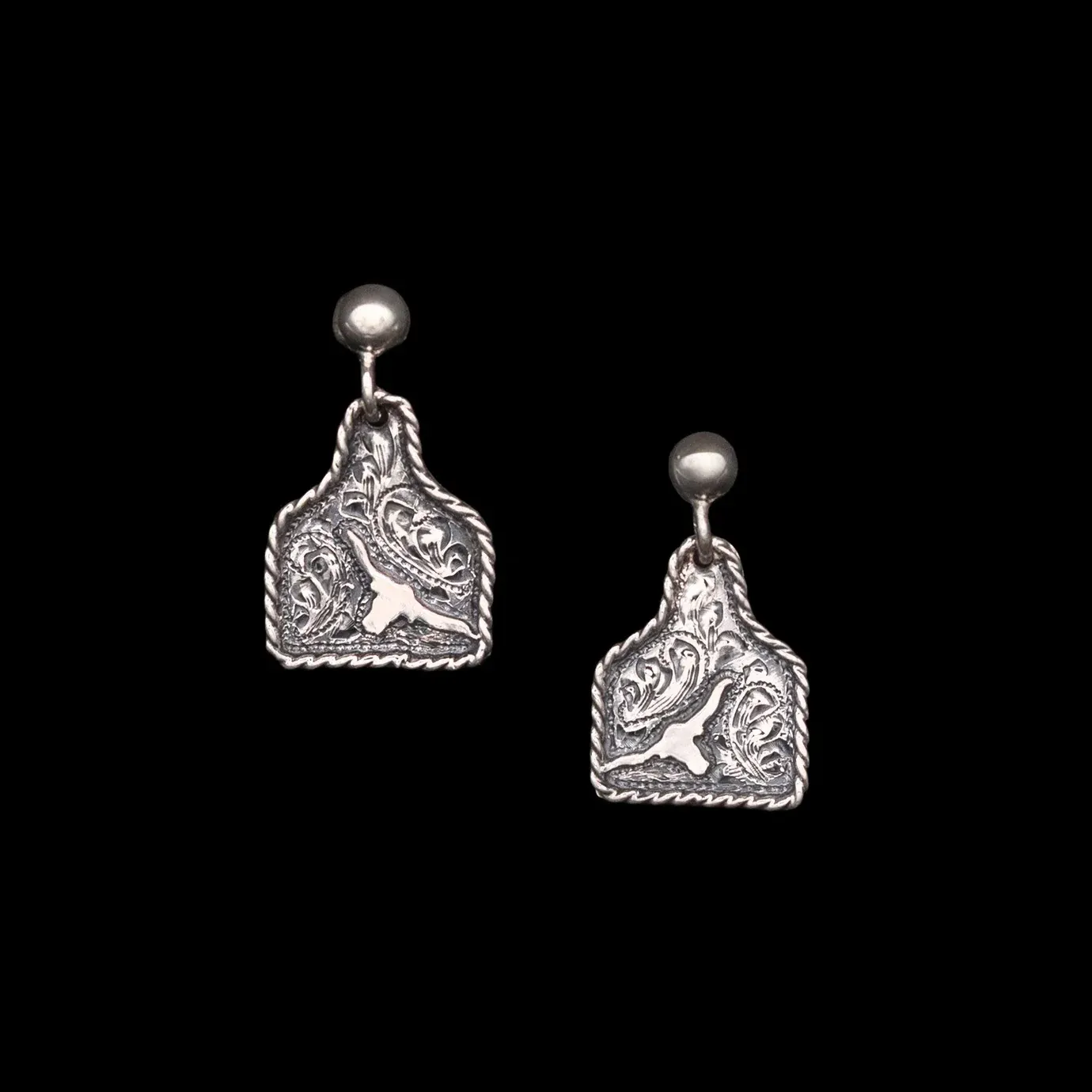011-2200SS Silver Horn Eartag